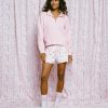 Sugarplum Lattice Half Zip Sweatshirt