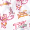 Infant Miami Monkey Short Sleeve Zipper Onesie
