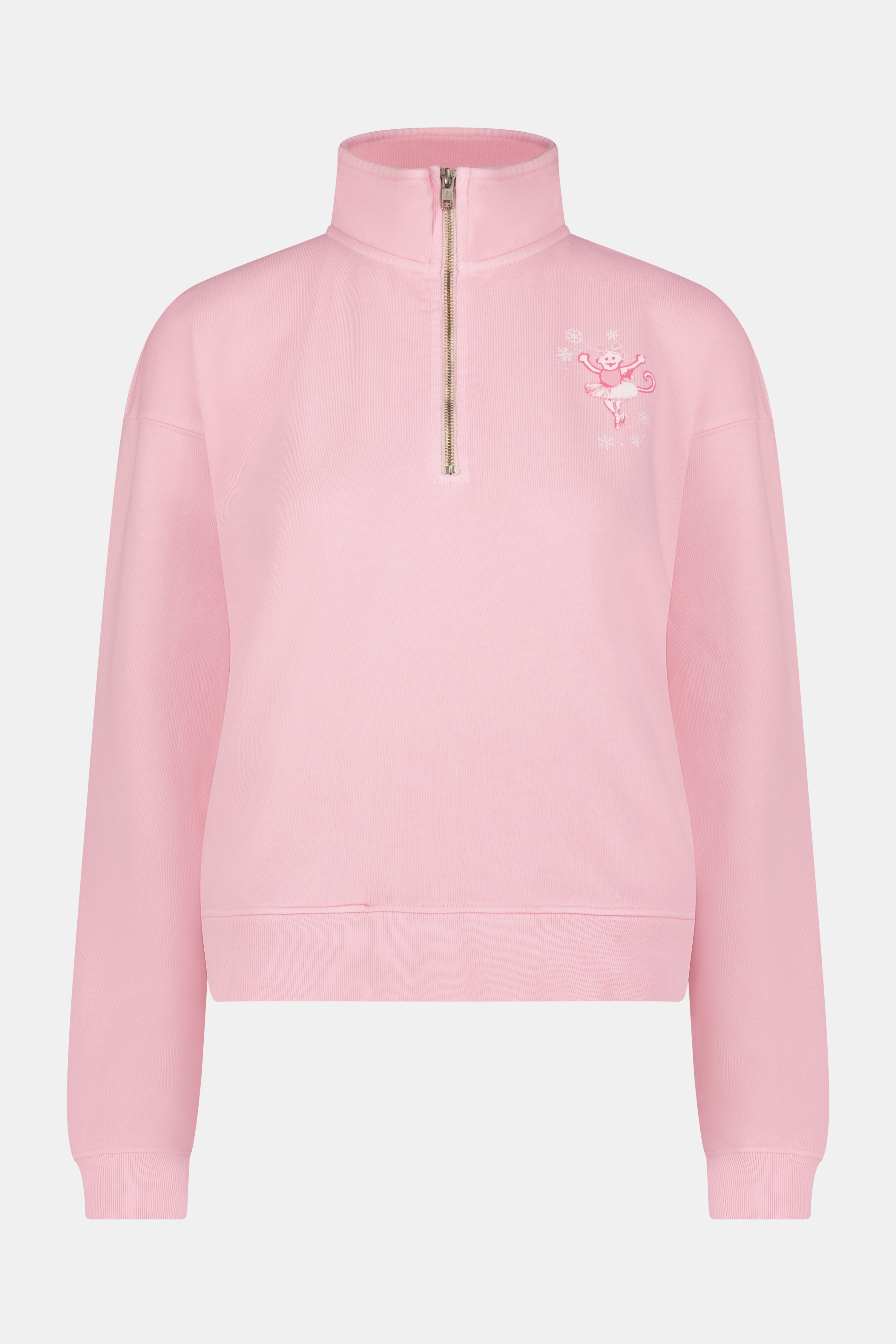 Sugarplum Lattice Half Zip Sweatshirt