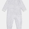 Infant Hearts Zipper Footie