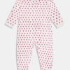 Infant Hearts Zipper Footie