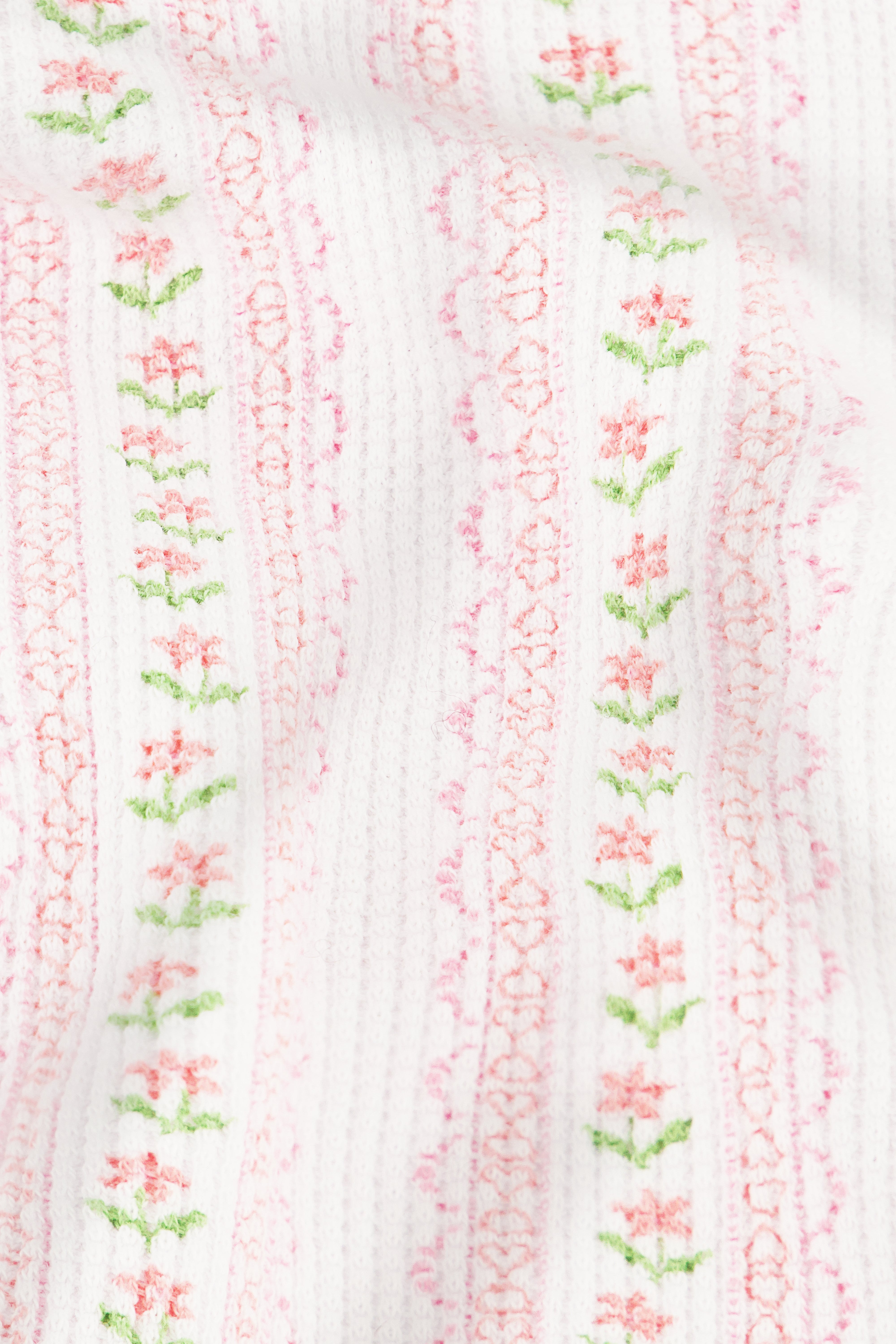 Daisy Heart Stripe Rosemary Top