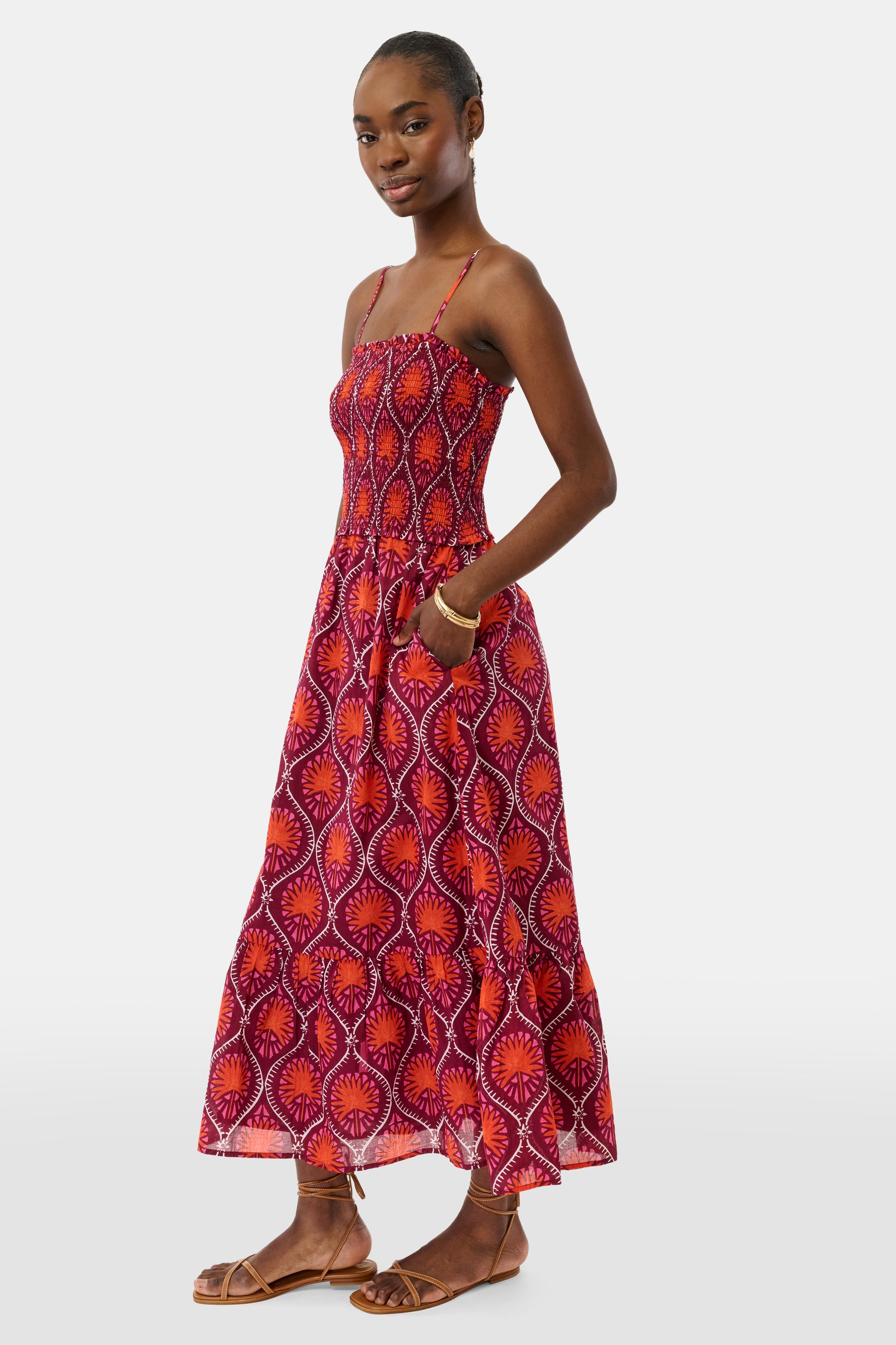 Palm Fronds Briar Dress