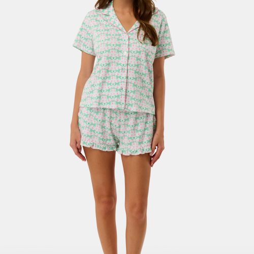 Cheetah Hearts Wyatt Polo Pajamas