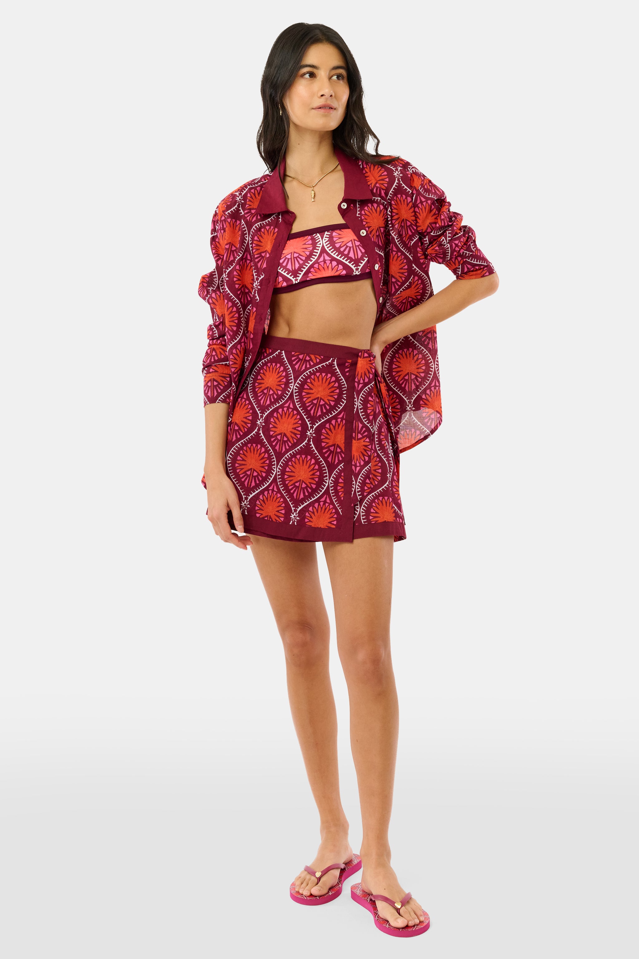 Palm Fronds Marisol Wrap Pareo