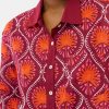 Palm Fronds Boyfriend Shirt