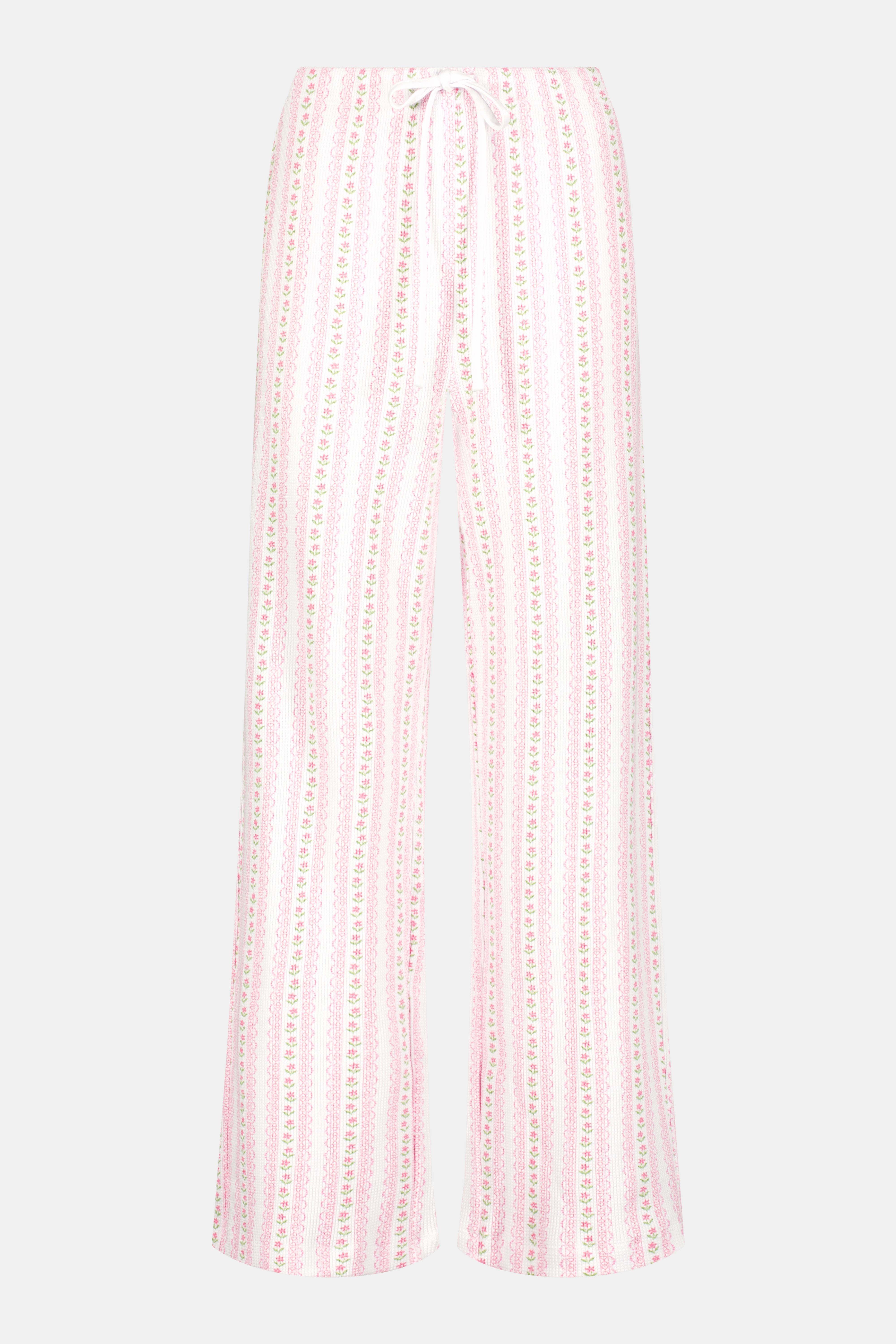Daisy Heart Stripe Julienne Pant