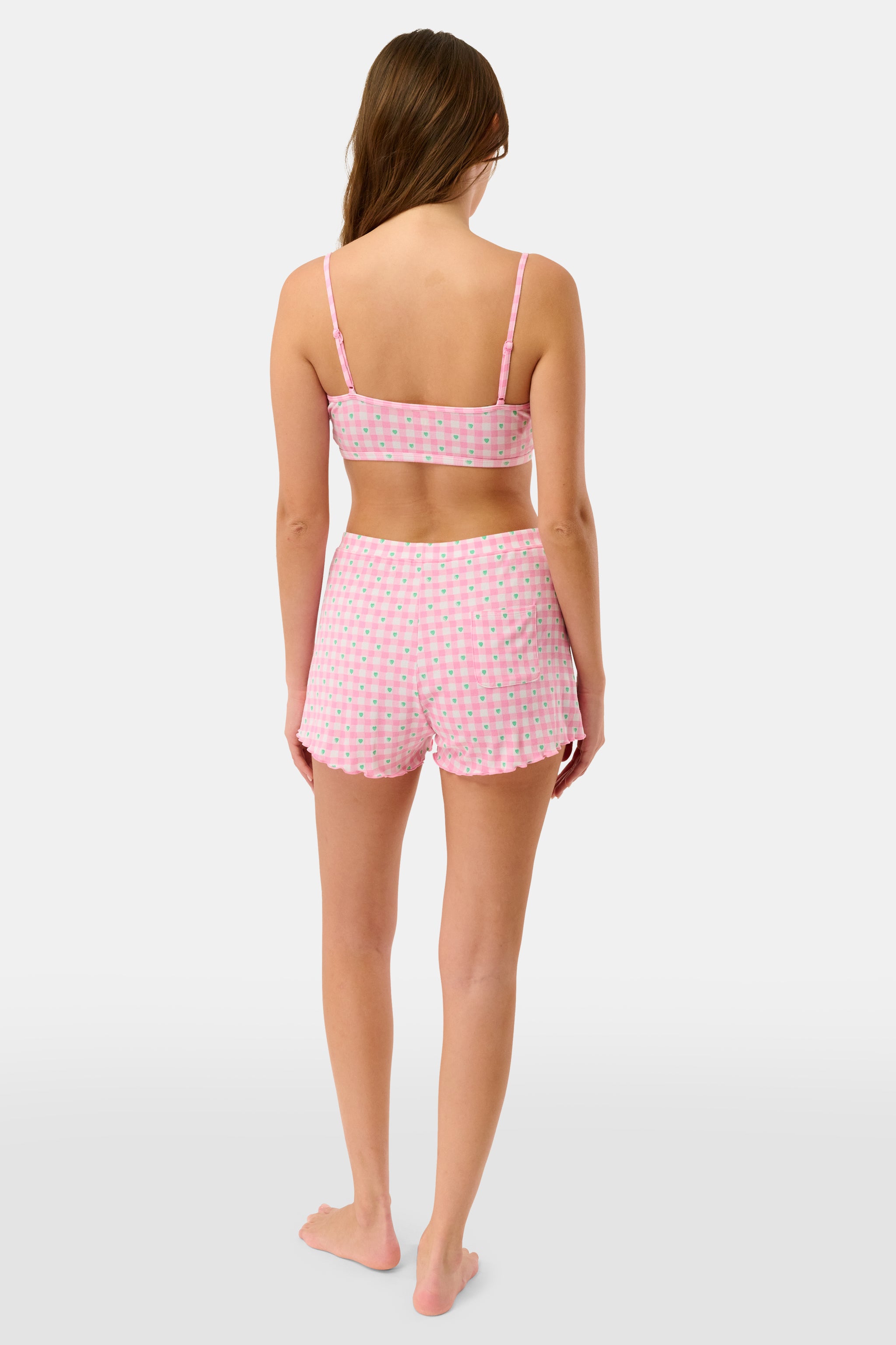 Gingham Hearts Sullivan Shortie