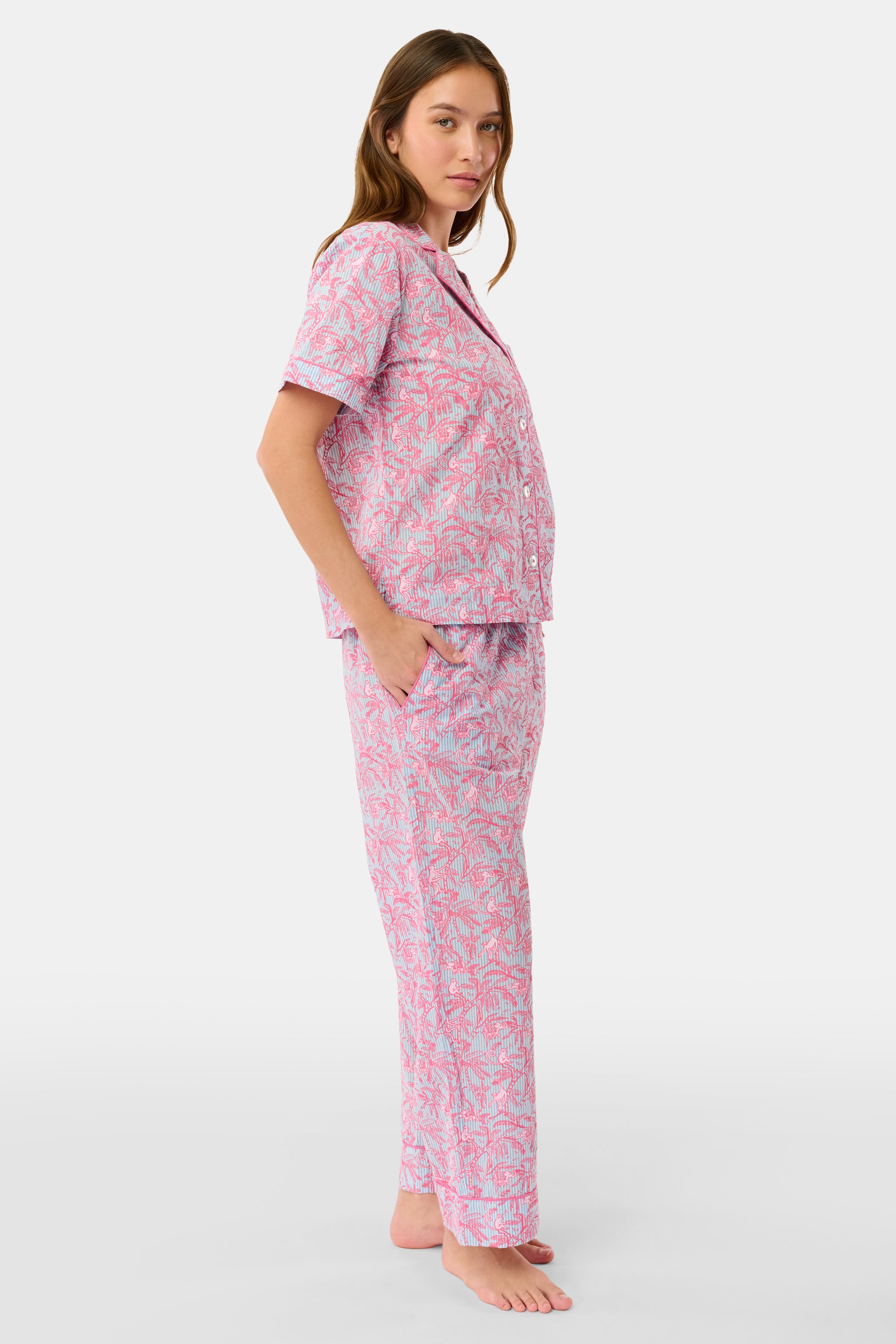 Jungle Toile Stripe Liza Set