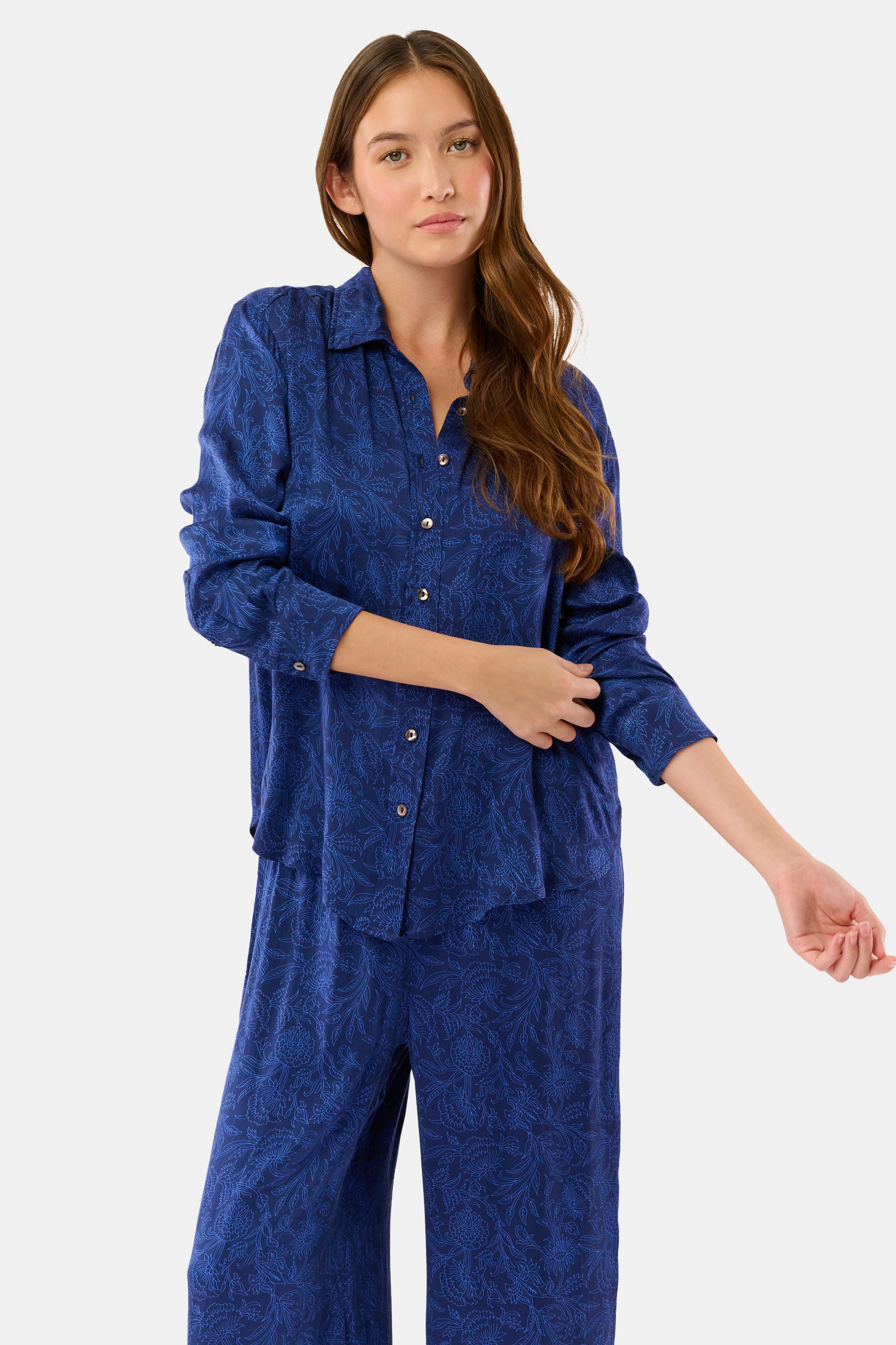 Morris Floral Boyfriend Shirt
