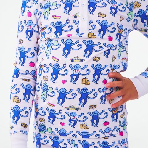 Kids NY Monkey Pajamas