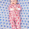 Infant Monkey Zipper Footie
