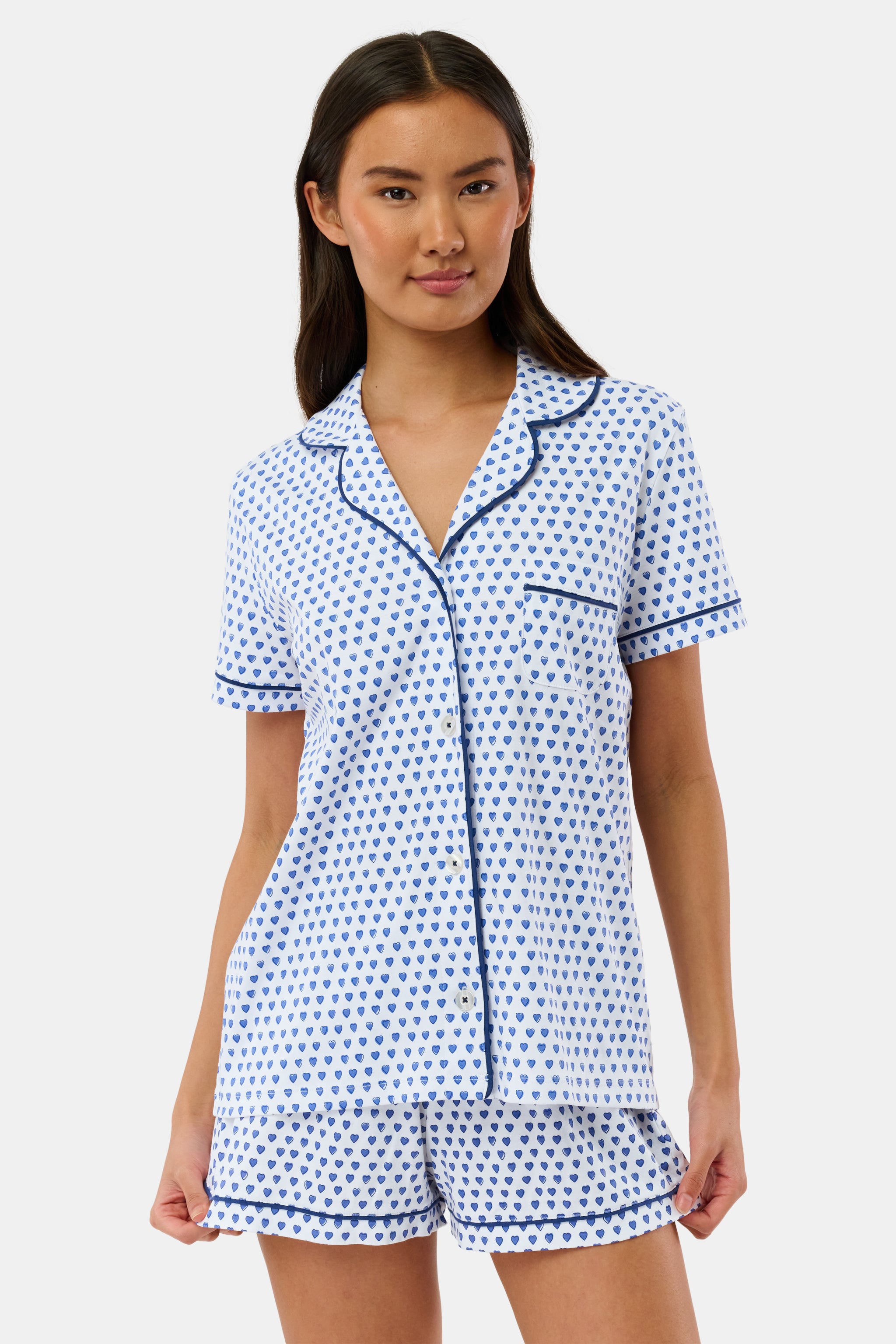 Hearts Polo Pajamas