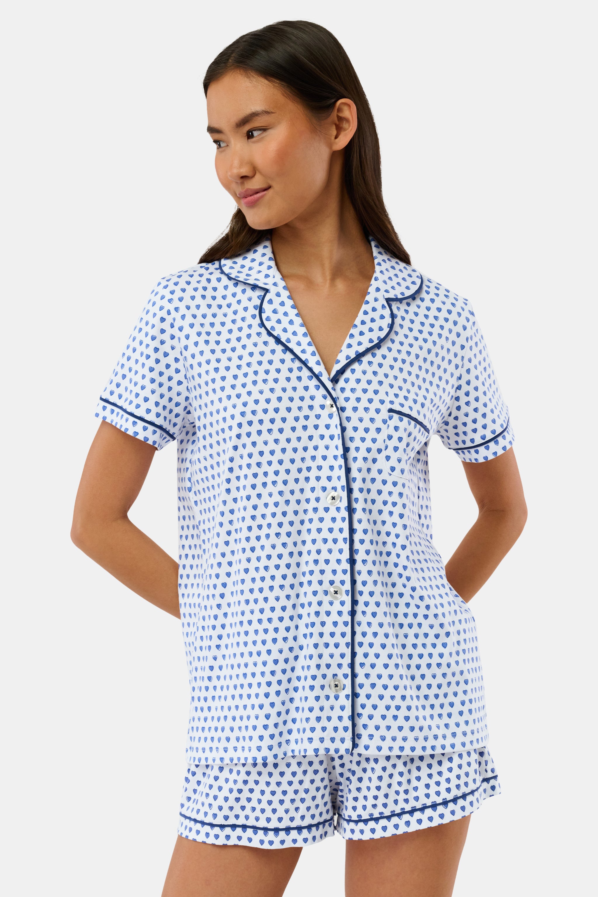 Hearts Polo Pajamas