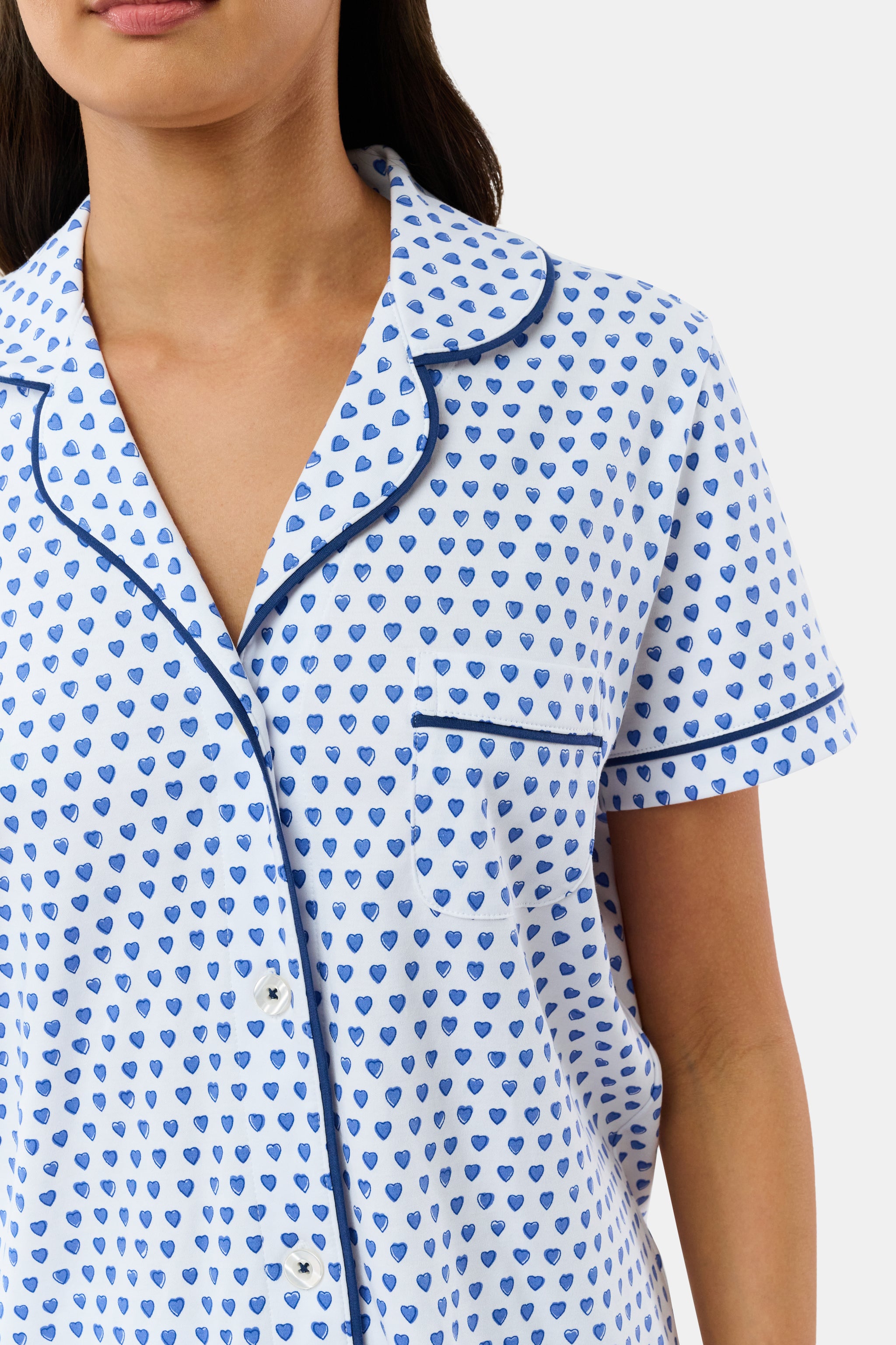 Hearts Polo Pajamas