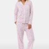 Hearts Long Sleeve Polo Pajamas
