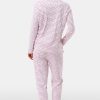 Hearts Long Sleeve Polo Pajamas