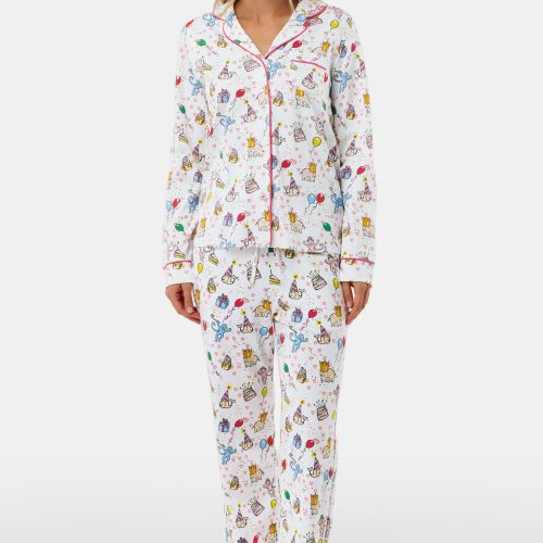 Birthday Bonanza Long Sleeve Polo Pajamas