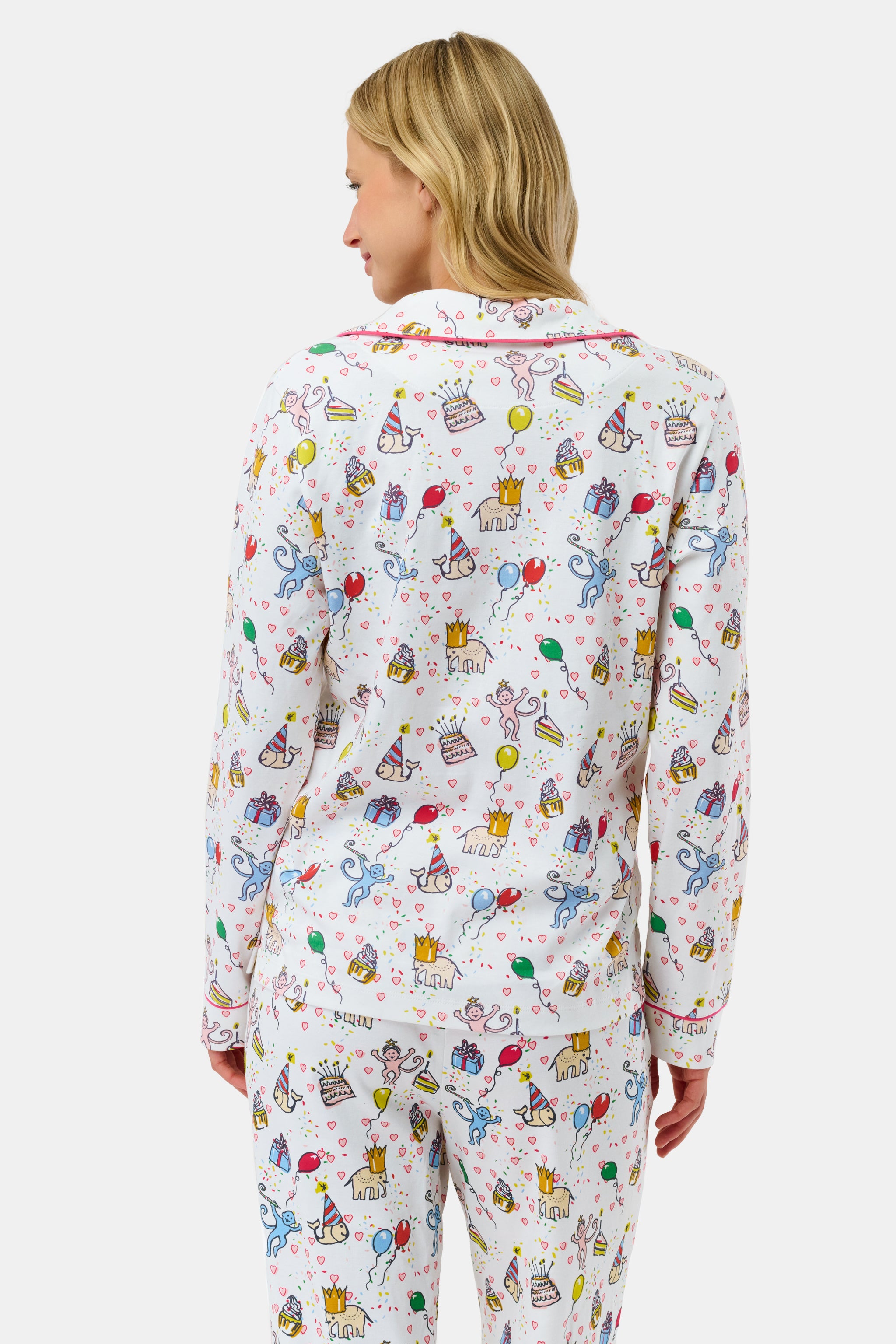 Birthday Bonanza Long Sleeve Polo Pajamas