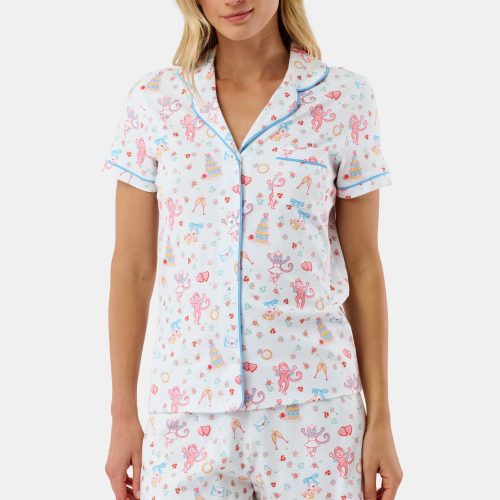Monkey Said Yes Polo Pajamas