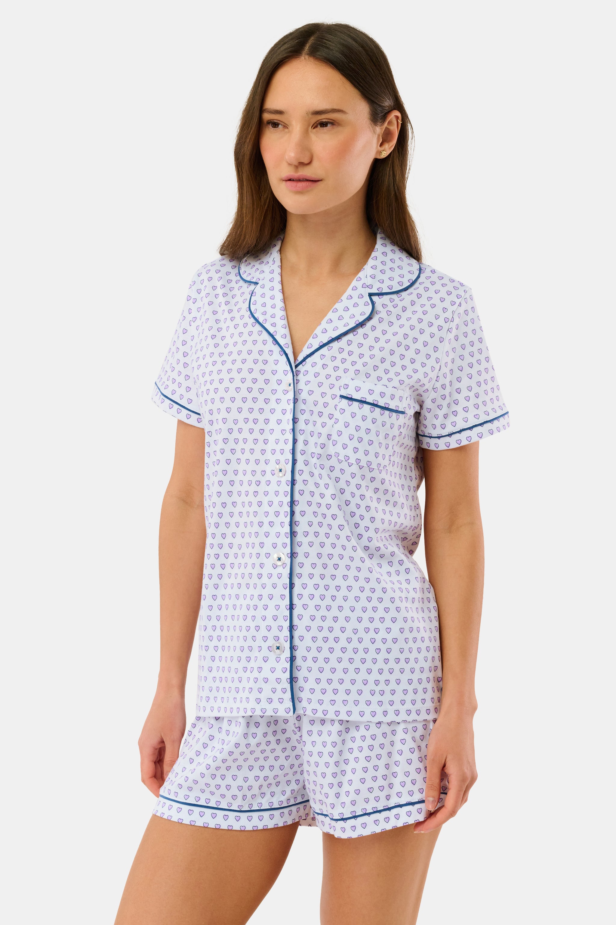 Hearts Polo Pajamas