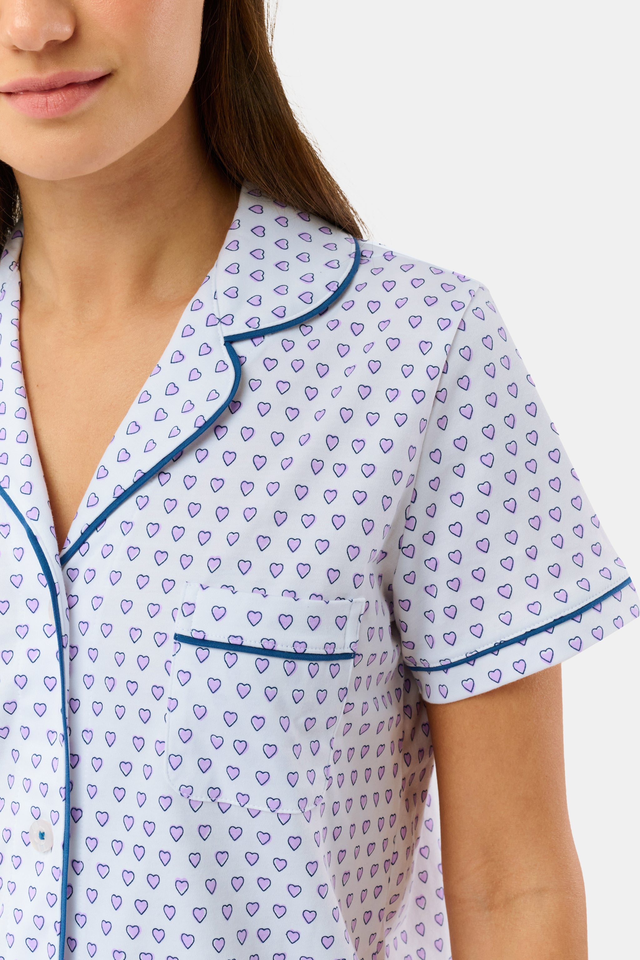 Hearts Polo Pajamas