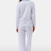 Hearts Long Sleeve Polo Pajamas