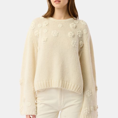 Crochet Floral Quinn Sweater