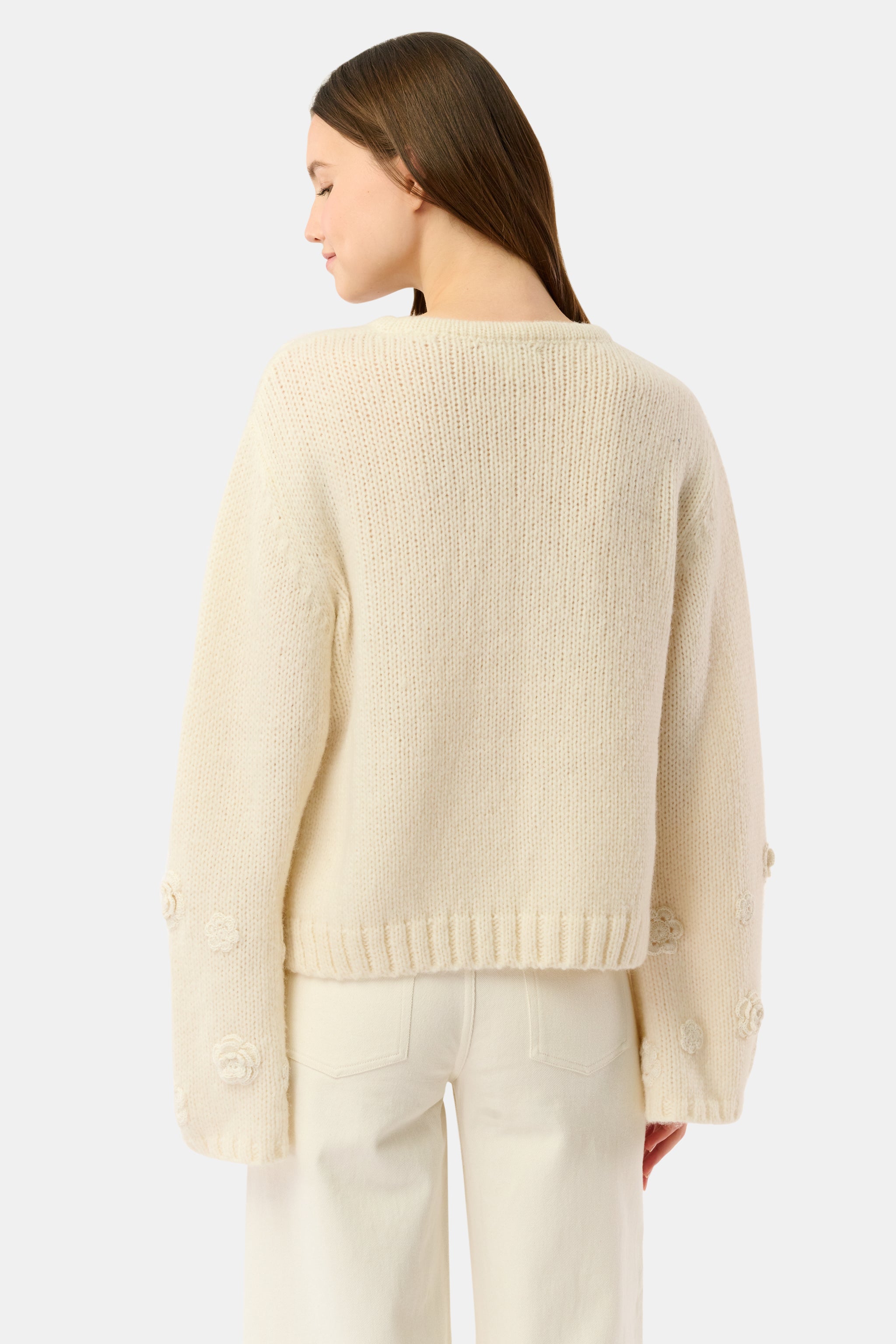 Crochet Floral Quinn Sweater