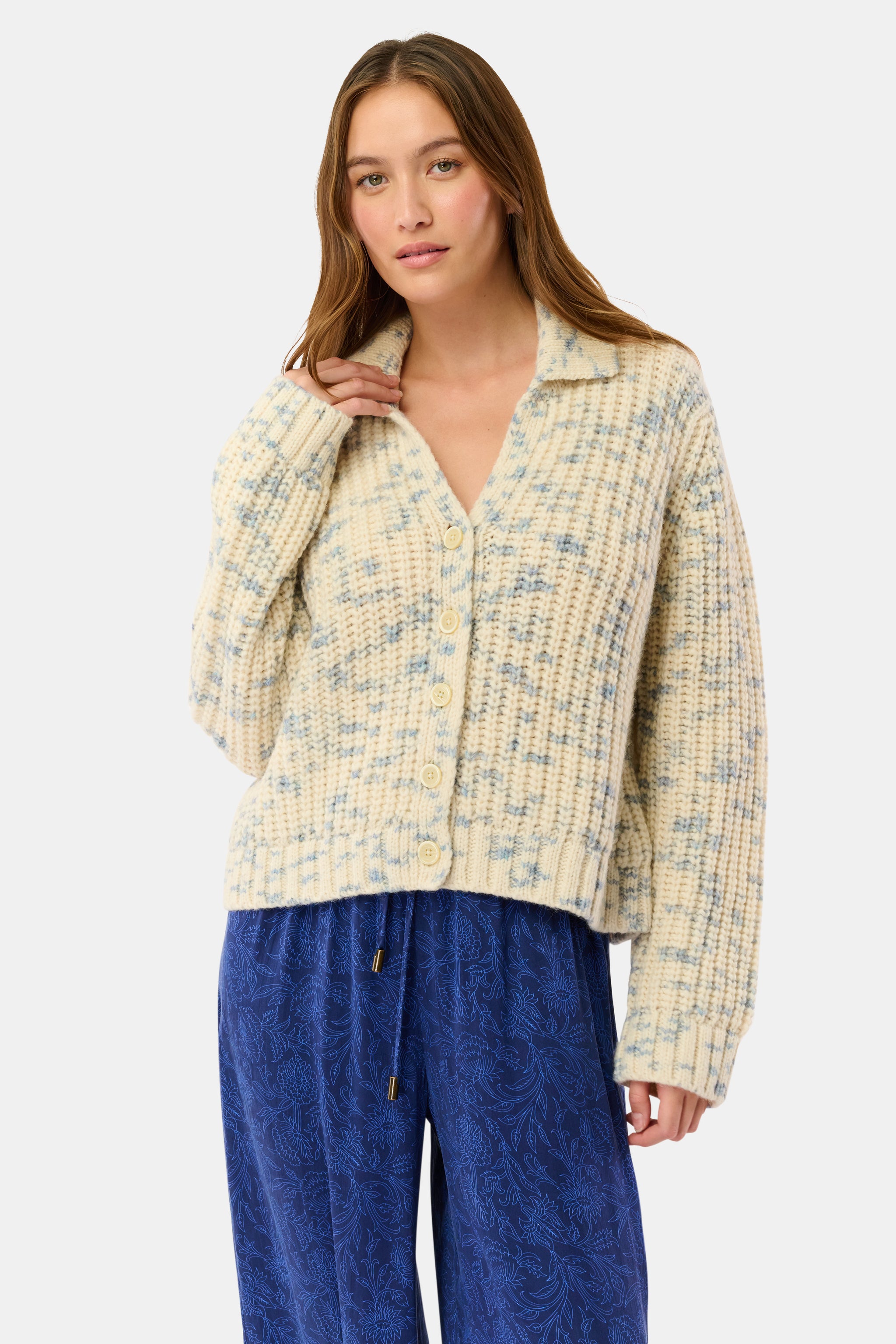 Space Dye Dhalia Cardigan
