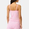 Gingham Hearts Mulberry Cami