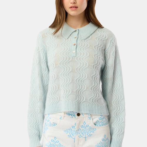 Wave Knit Ava Sweater