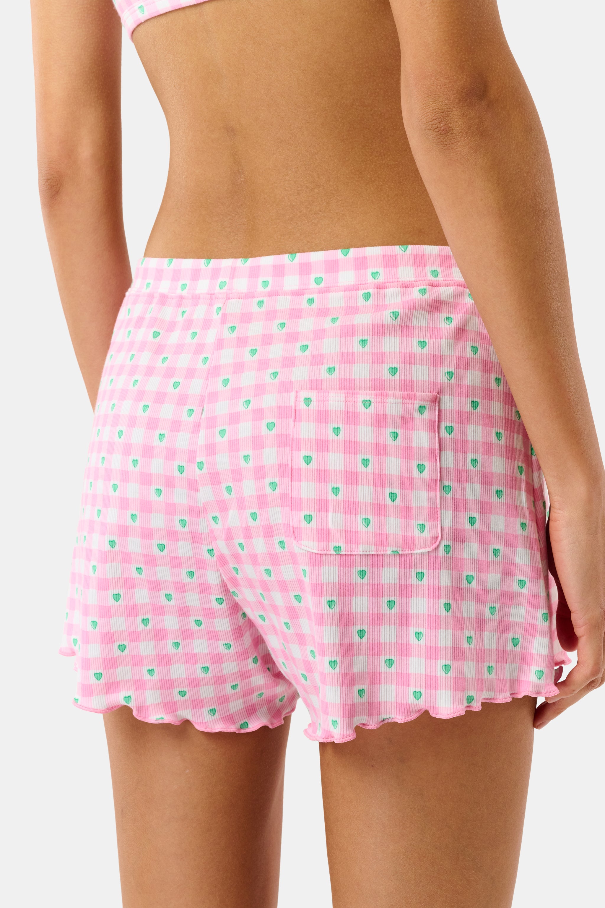 Gingham Hearts Sullivan Shortie