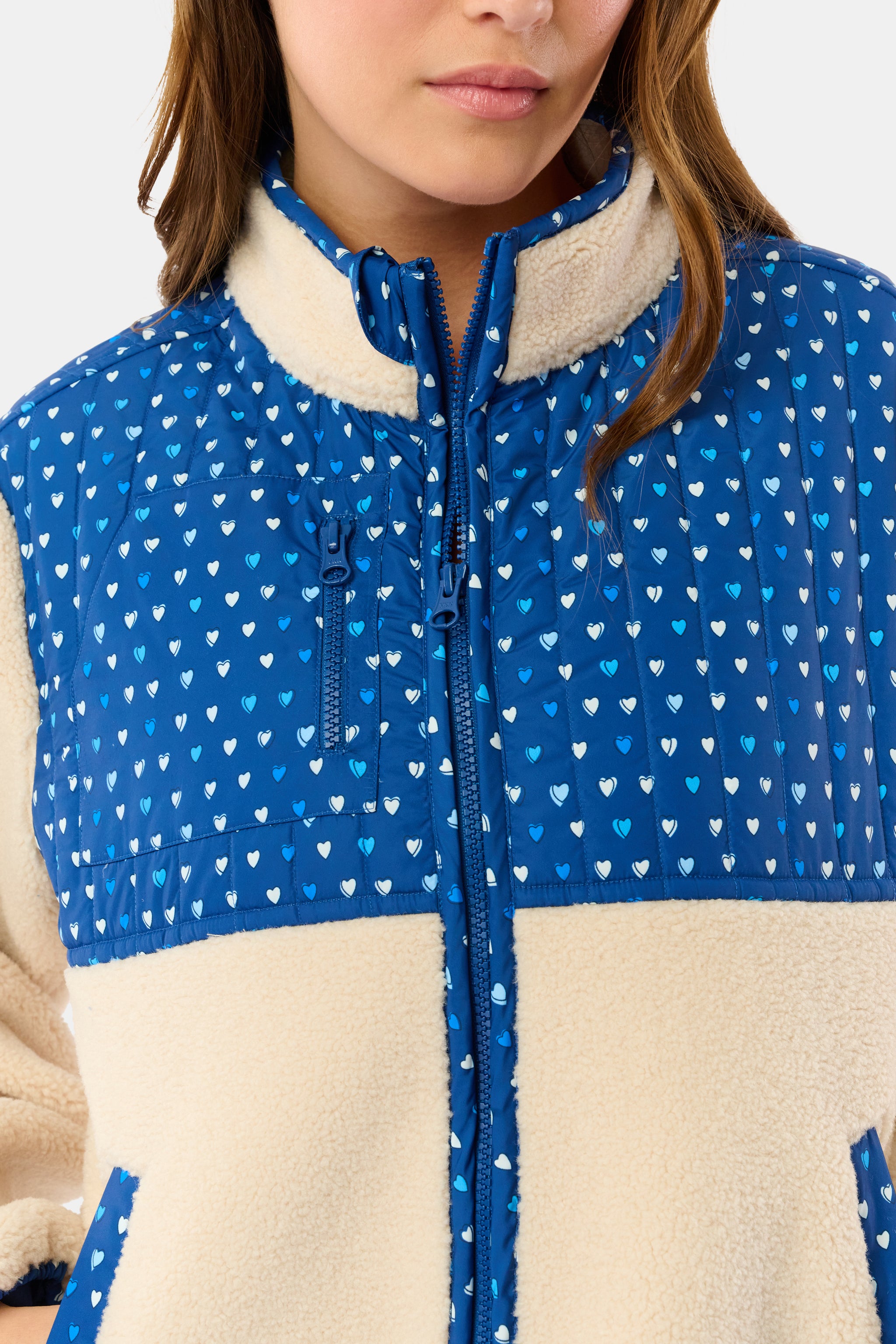 Pop Hearts Marina Fleece Jacket