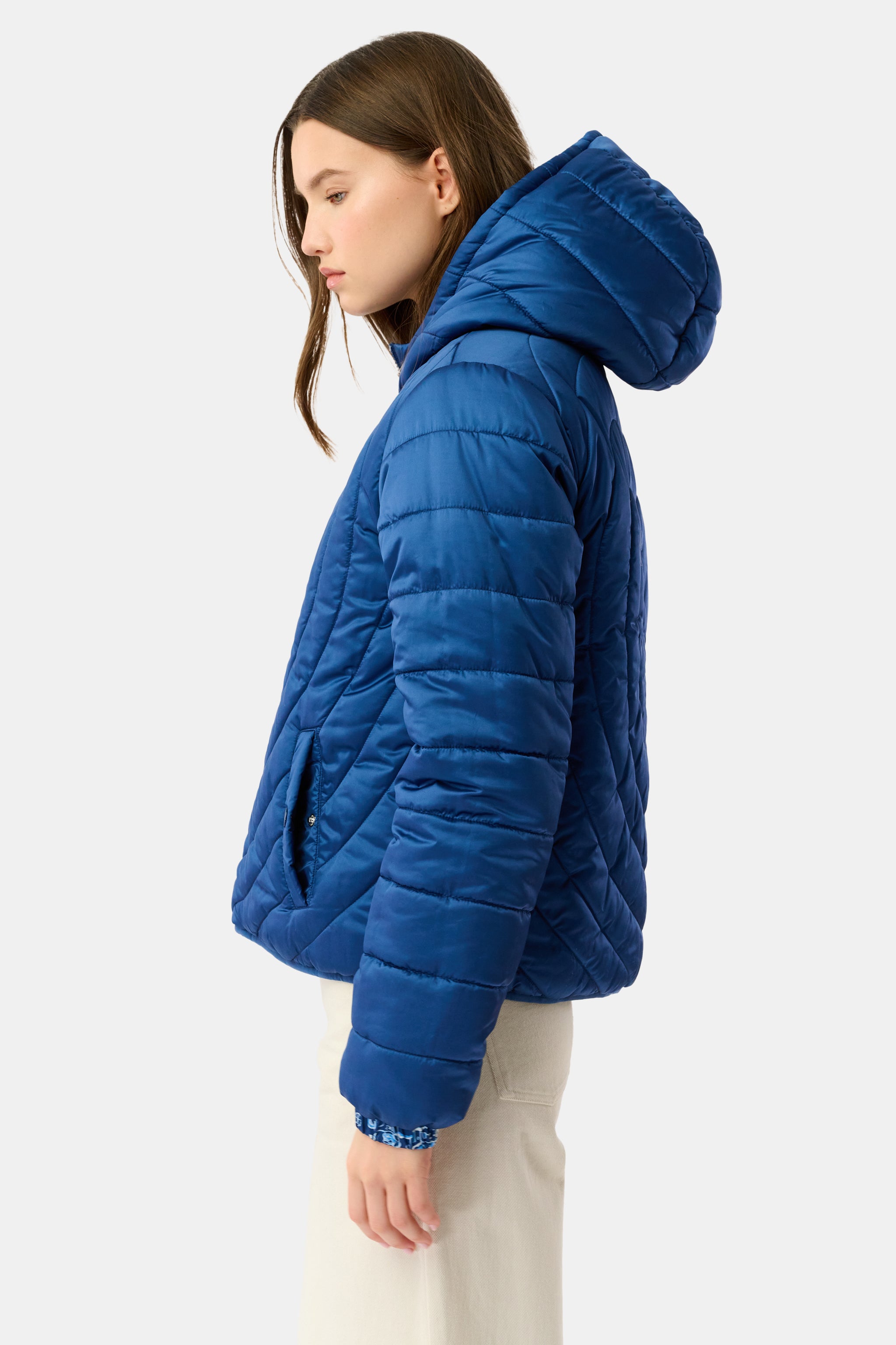 Ski Toile Reversible Puffer Jacket