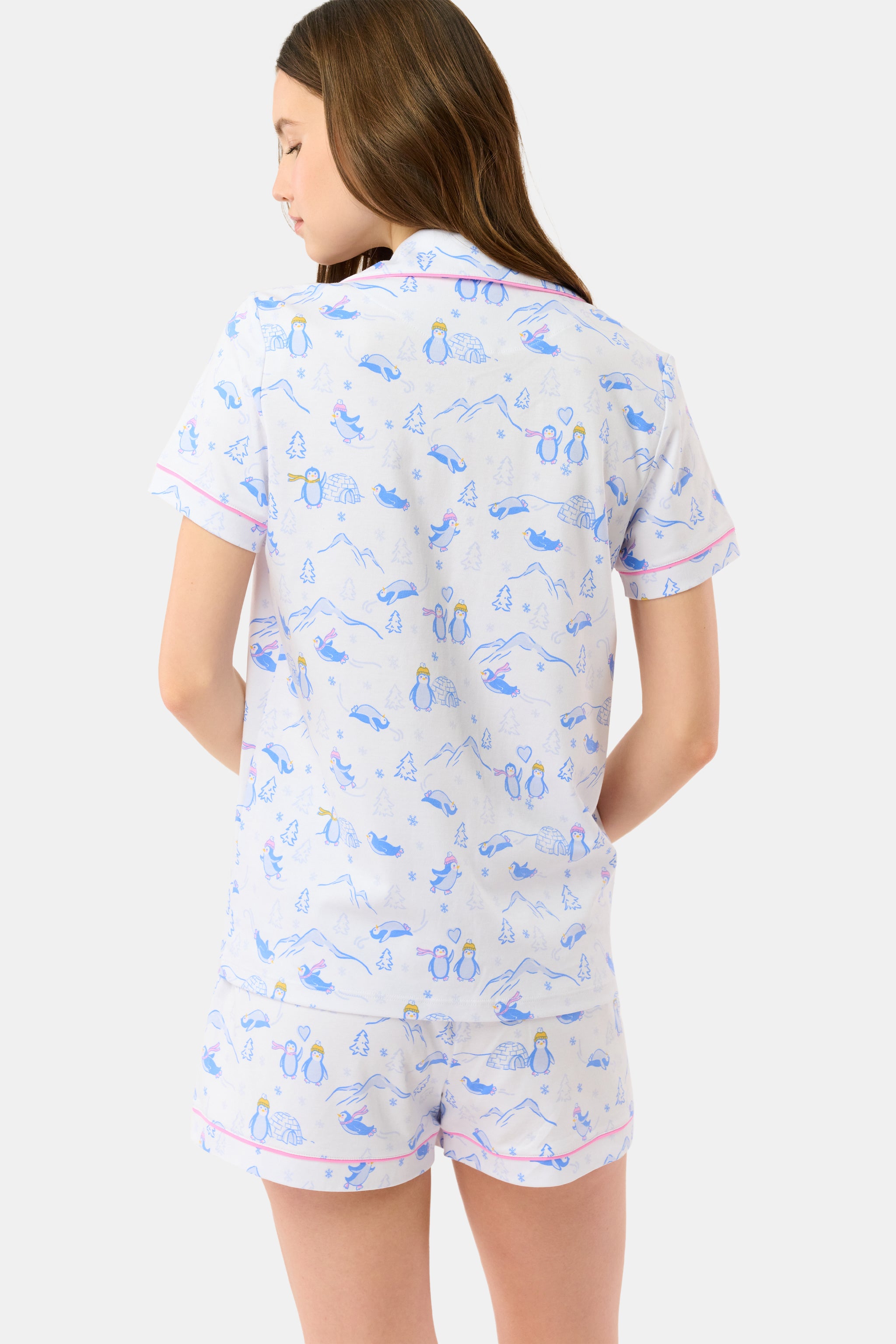 Penguin Party Polo Pajamas