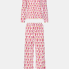 Monkey Long Sleeve Polo Pajamas