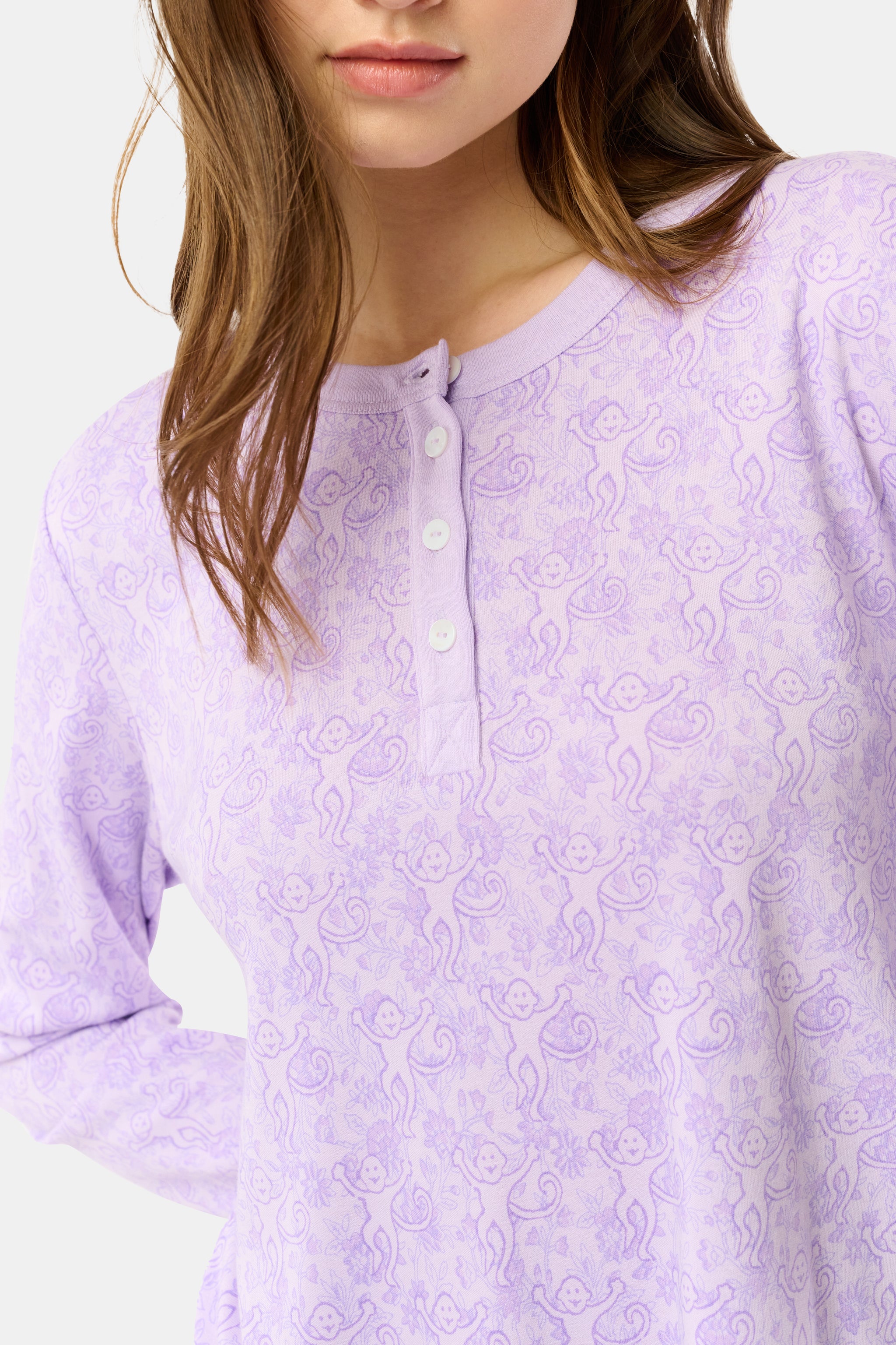 Monkey Floral Ashley Top