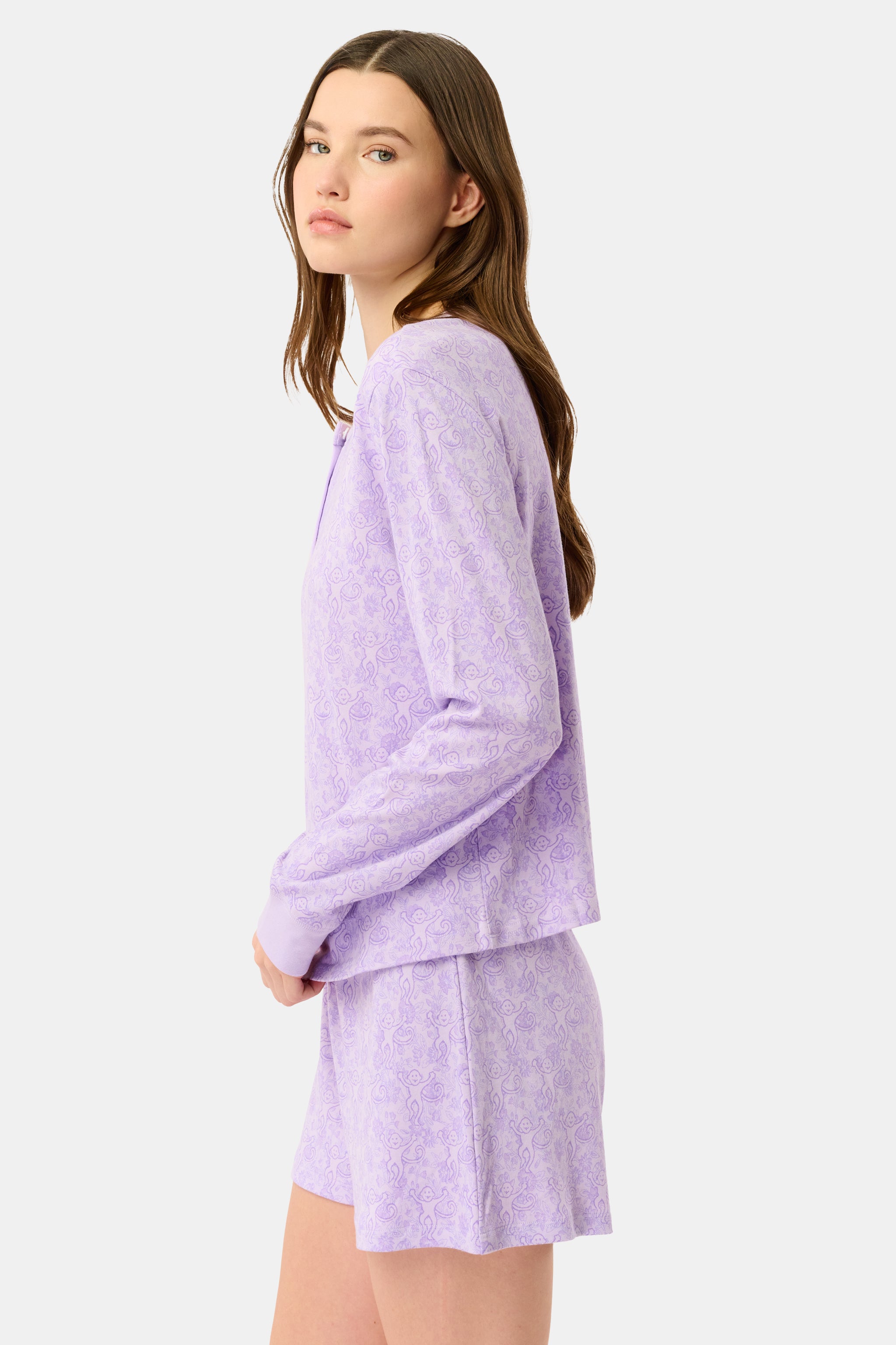 Monkey Floral Ashley Top