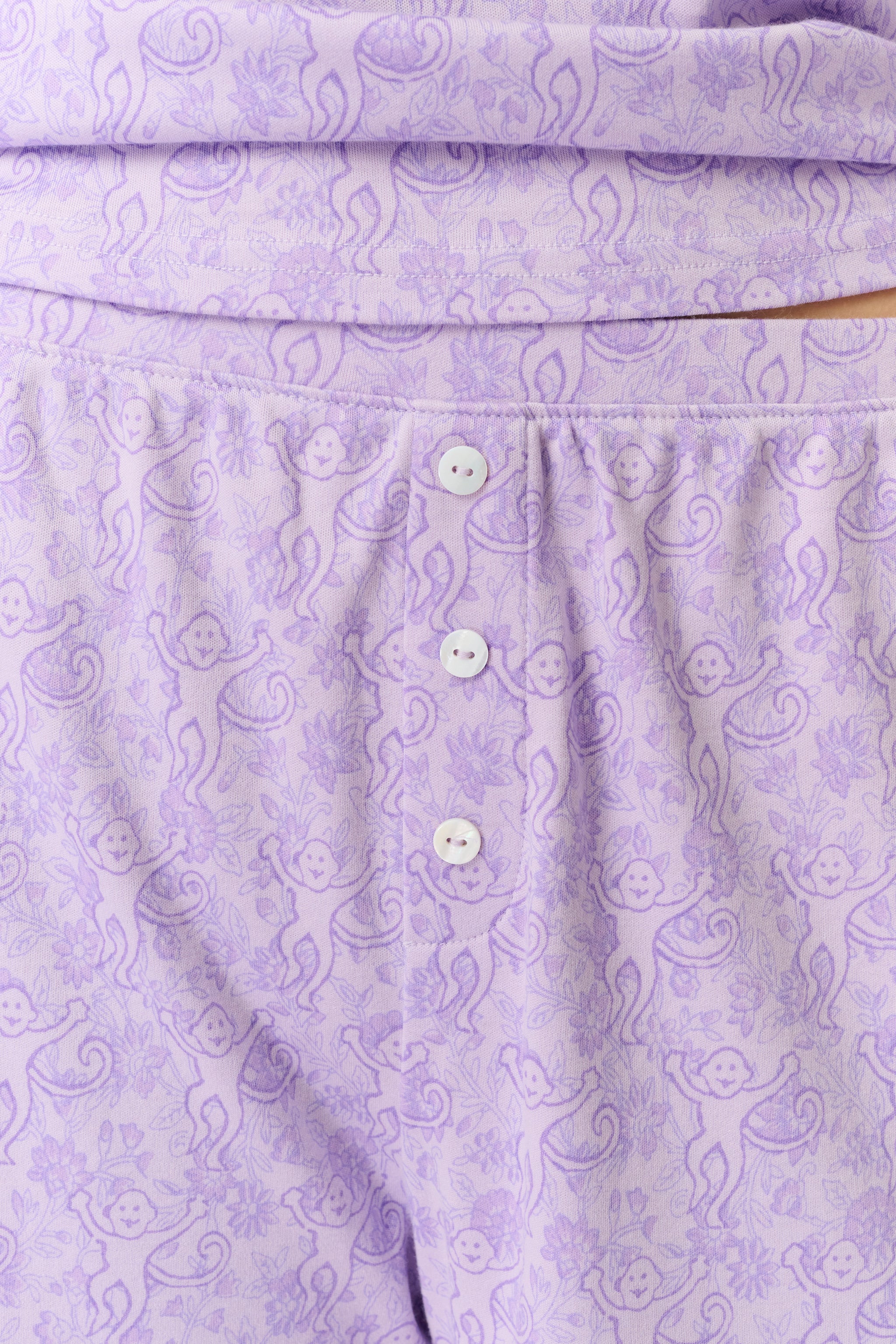 Monkey Floral Savannah Shortie