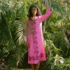 Cross Stitch Vine Shiv Caftan