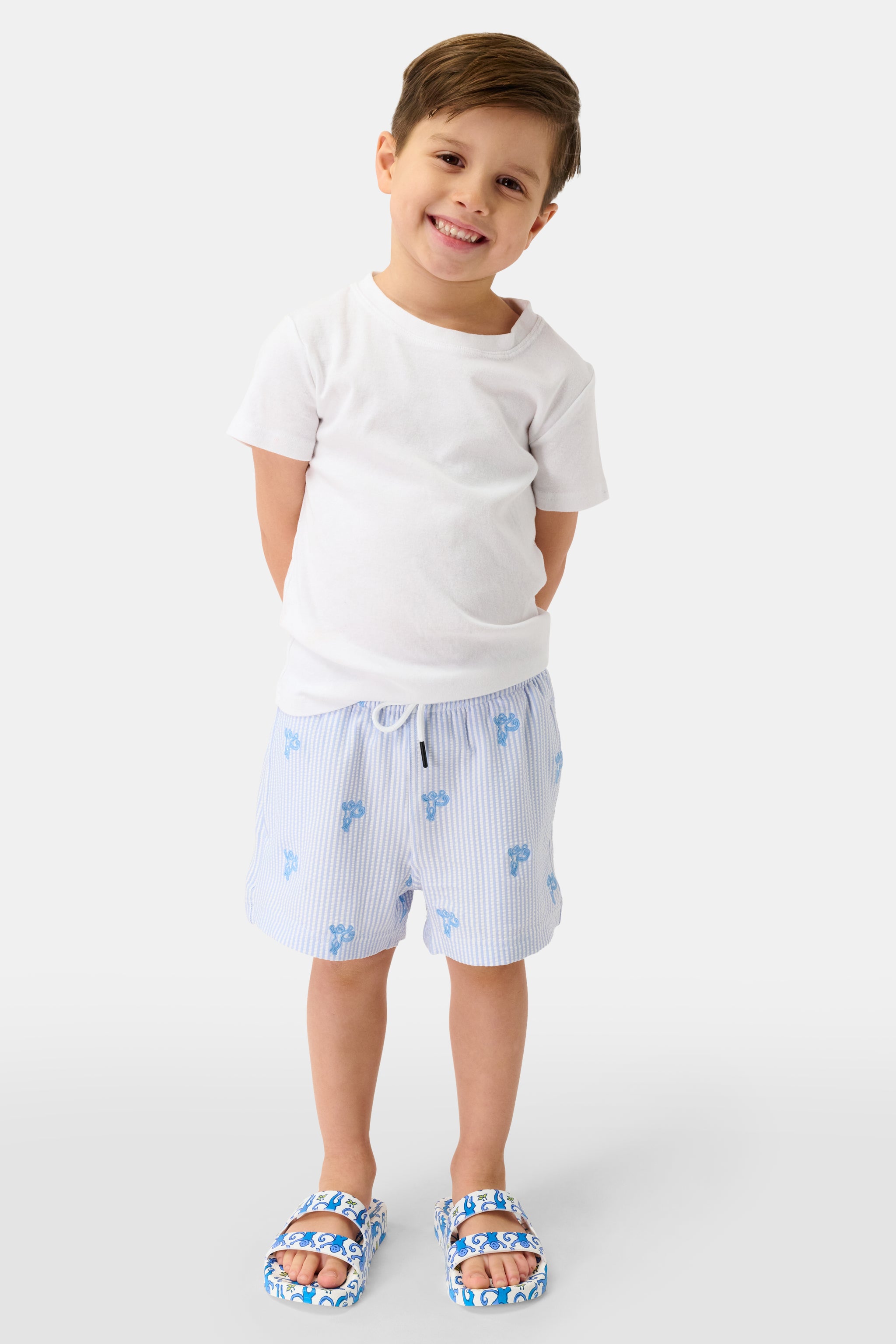 Boys Mini Monkey Swim Trunk