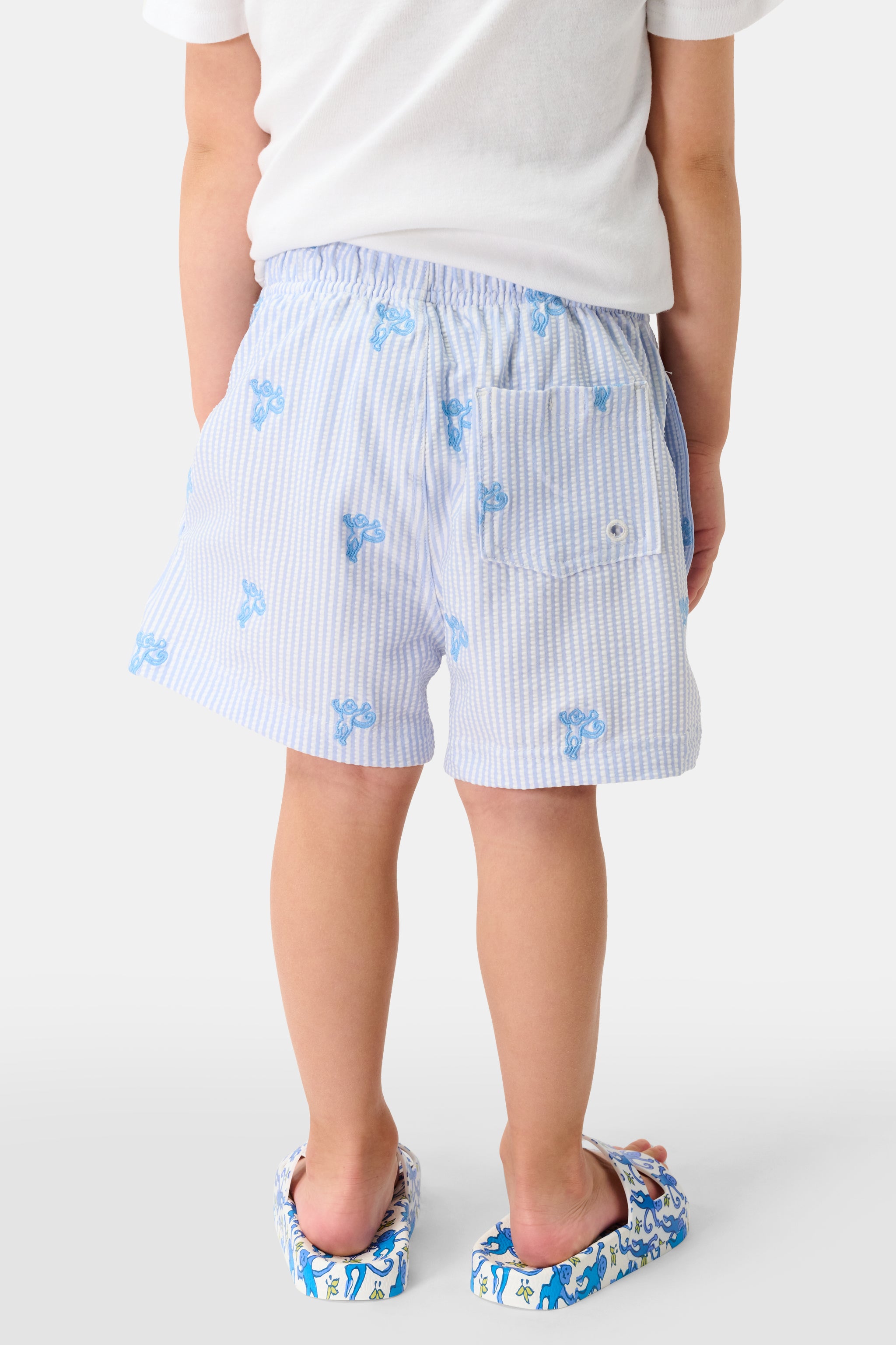 Boys Mini Monkey Swim Trunk