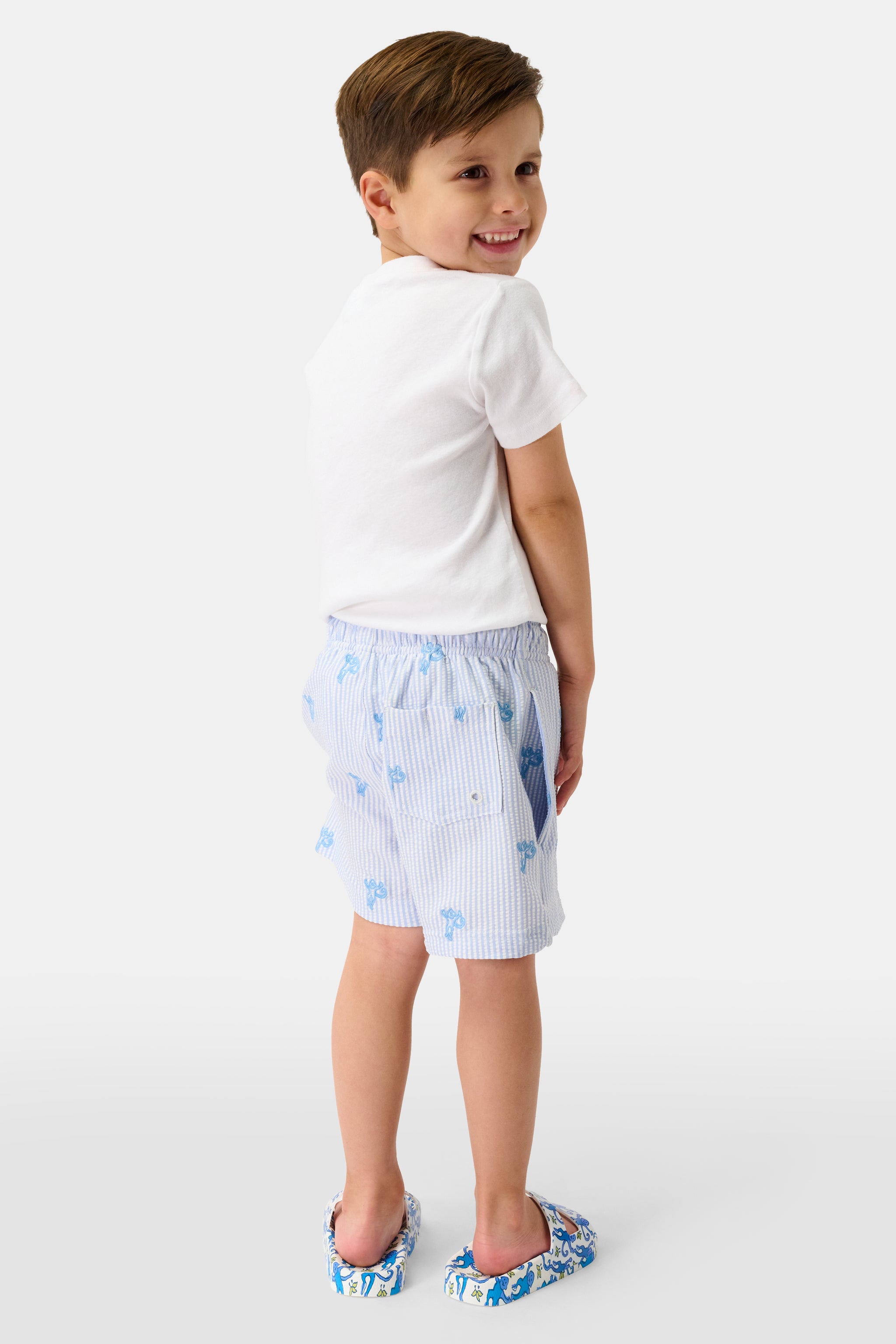 Boys Mini Monkey Swim Trunk