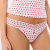 Hearts Lace Thong 3 Pack
