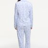 Starry Nights Lattice Long Sleeve Polo Pajamas