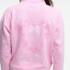 Sugarplum Lattice Half Zip Sweatshirt
