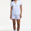 Starry Nights Lattice Polo Pajamas