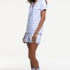 Starry Nights Lattice Polo Pajamas