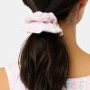 Mini Monkey Blossom/Daisy Heart Stripe Scrunchie S